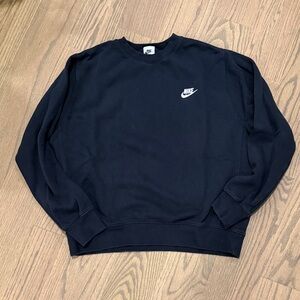Nike Men's Black Crewneck Sweater